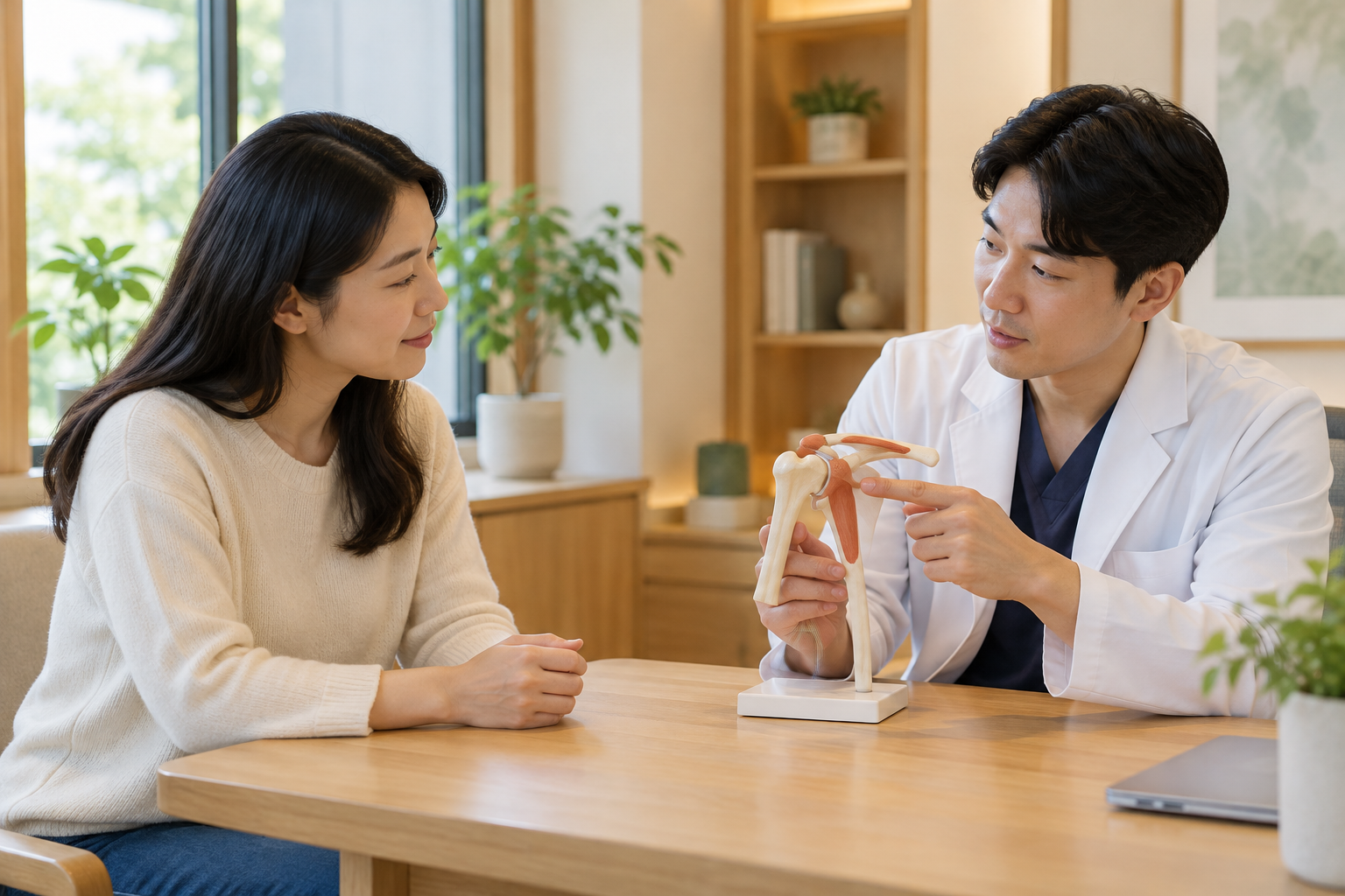 아산 어깨통증 한의원 — 어깨 상담에 관한 AI 설명용 이미지